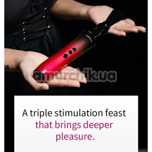 Флоггер с электростимуляцией Roomfun Magic Wand Electro Whip, черный