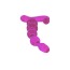 Анальный стимулятор Bendy Twist 22.5 см, фиолетовый - Фото №5