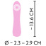 Вибратор Mini Vibrator Cuties 5402484, розовый - Фото №7