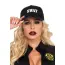 Костюм спецназа Leg Avenue Swat Team Babe Bodysuit, черный: боди + пояс с гартером + гартер + кепка + рация - Фото №4