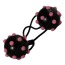 Вагинальные шарики Joanna Angel's Spiked Duotone Balls, черные - Фото №2