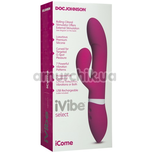 Вибратор iVibe Select iCome, розовый