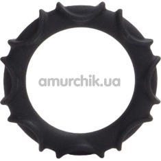 Ерекційне кільце Atlas Silicone Ring, чорне - Фото №1