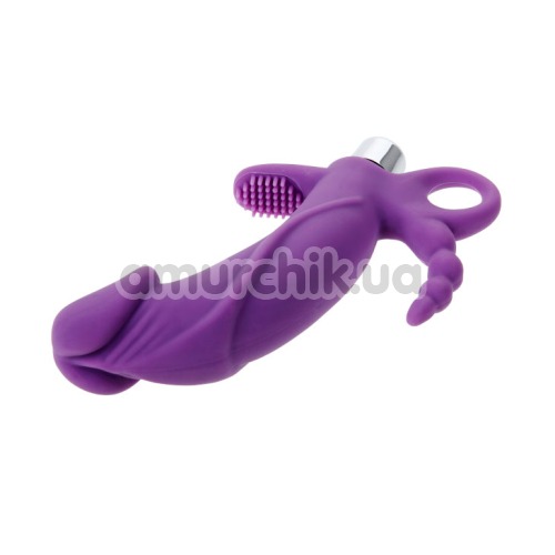 Анально-вагинально-клиторальный вибратор Fabulous Lover, фиолетовый