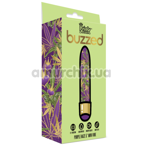Вібратор Prints Charming Buzzed Purple Haze 5 Mini Vibe, фіолетовий