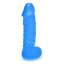 Мыло в виде пениса с присоской Pure Bliss Mini, синее - Фото №3