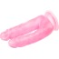 Подвійний фалоімітатор Hi-Rubber Born To Create Pleasure 6.3, рожевий - Фото №4