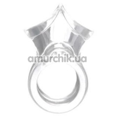 Ерекційне кільце GK Power Crown Ring, прозоре - Фото №1