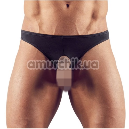 Трусы мужские с отверстиями для пениса и мошонки Svenjoyment Underwear 2110270, черные - Фото №1