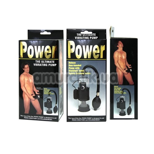 Вакуумная помпа для мужчин The Ultimate Vibrating Power Pump