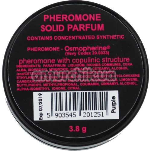 Сухие духи с феромонами Solid Parfume Purple, 3.8 мл для женщин