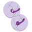 Безремневий страпон з вібрацією Xocoon Strapless Strap-On, фіолетовий - Фото №20