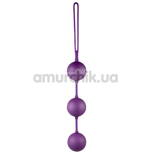 Вагинальные шарики Velvet Purple Balls фиолетовые