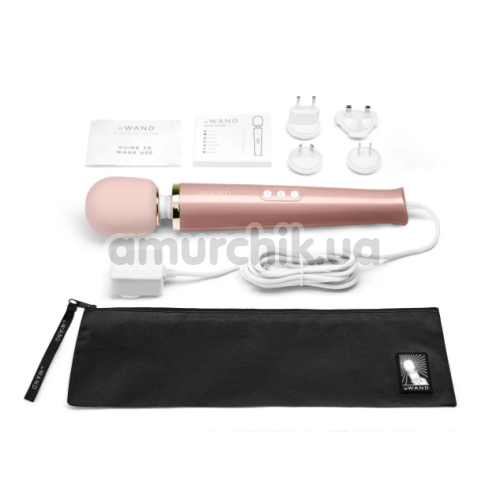 Универсальный вибромассажер Le Wand Plug-In Vibrating Massager, розовый