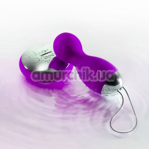 Вагинальные шарики с вибрацией Lelo Hula Beads Deep Rose (Лело Хула Бидс), фиолетовые