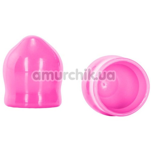 Вакуумные стимуляторы для сосков Nipple Play Mini Nipple Suckers, розовые - Фото №1