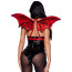 Портупея Leg Avenue Leather Bat Wing Body Harness, красная - Фото №2