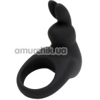 Виброкольцо для члена Happy Rabbit Cock Ring, черное - Фото №1