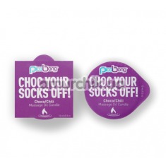 Свічка для масажу PicoBong Choc Your Socks Off - чилі-шоколад - Фото №1