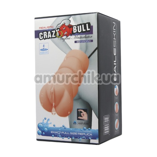 Штучна вагіна Crazy Bull Vagina Masturbator 009196, тілесна