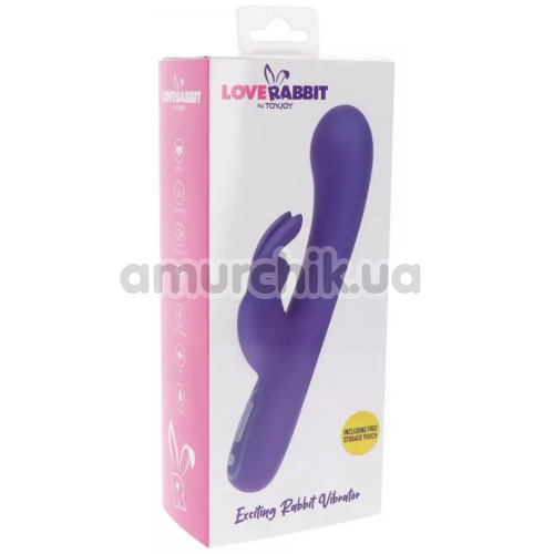 Вибратор Love Rabbit Exciting Rabbit Vibrator, фиолетовый