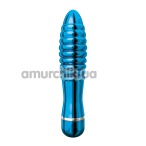 Вибратор Pure Aluminium Large, голубой - Фото №1