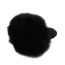 Анальная пробка с черным хвостом Senuelo, черная - Фото №1