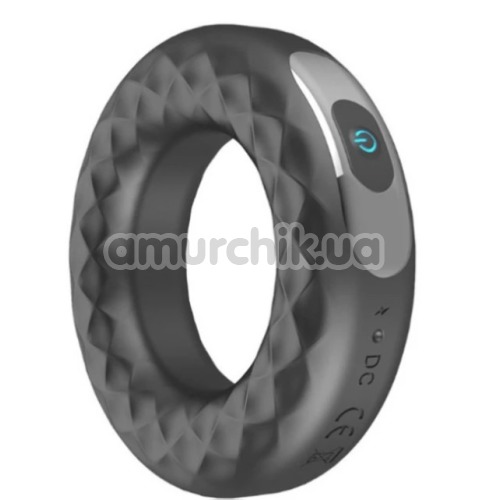 Виброкольцо Rechargeable Vibrating Ring Cock CR-201116, черное