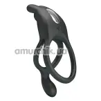 Віброкільце для члена Pretty Love Seth, чорне - Фото №1