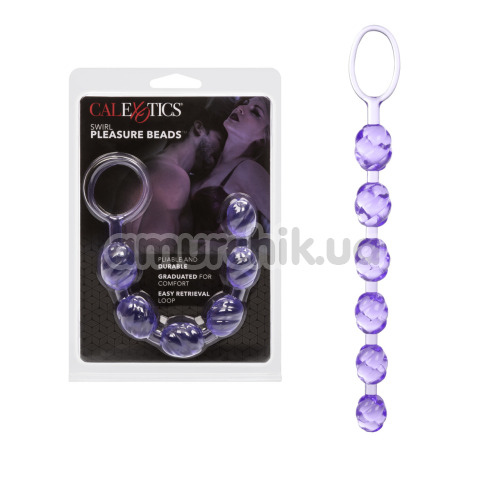 Стимулятор Swirl Pleasure Beads, фиолетовый