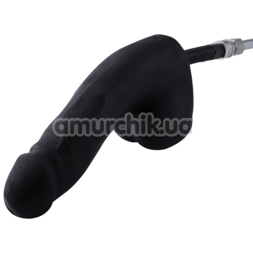 Адаптер для секс-машин Hismith KlicLok to Vac-U-Lock Adapter 6.5, чорний