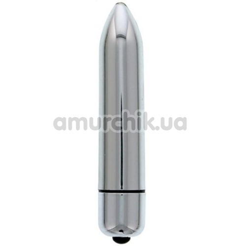 Клиторальный вибратор Climax Bullet, серебряный - Фото №1