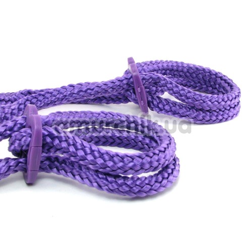 Фиксаторы для рук Japanese Silk Love Rope Wrist Cuffs, фиолетовые