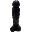 Мыло в виде пениса с присоской Чистий Кайф XL, чёрное - Фото №1