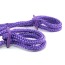 Фіксатори для рук Japanese Silk Love Rope Wrist Cuffs, фіолетові - Фото №4