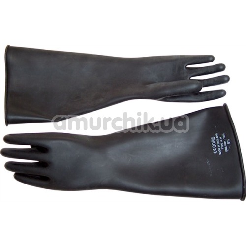 Рукавички Thick Industrial Rubber Gloves, чорні - Фото №1