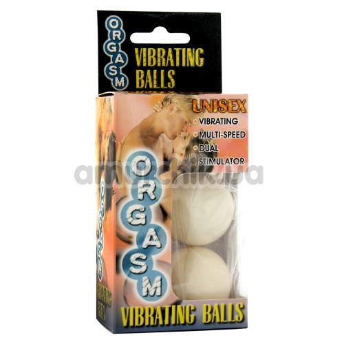 Вагинальные шарики с вибрацией Orgasm Balls Ivory