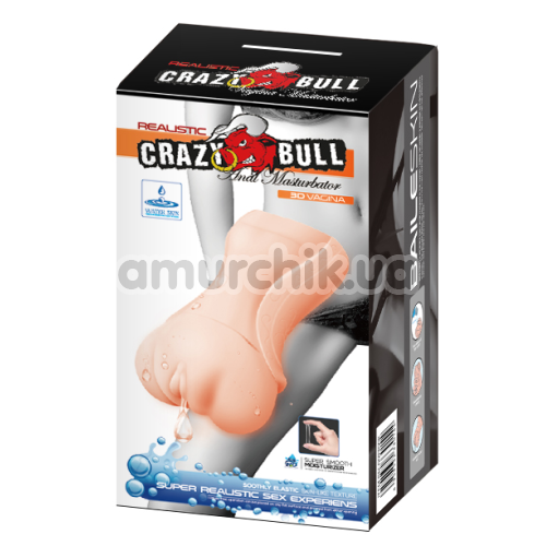 Искусственная вагина Crazy Bull 3D Vagina BM-009200K, телесная
