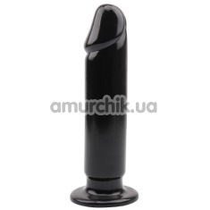 Анальная пробка Rubicon Evil Dildo Plug XL, черная - Фото №1