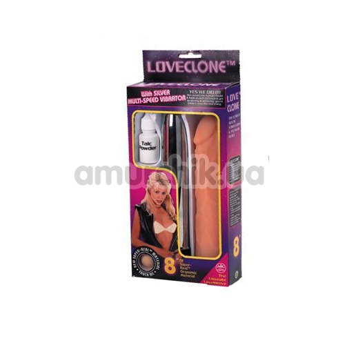 Набор из 2 предметов Loveclone the Ultimate 8 Lovesleeve: вибратор + насадка
