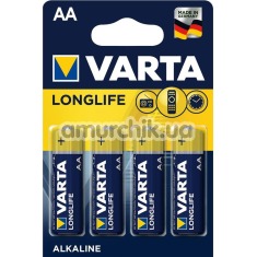Батарейки Varta LongLife AA (LR6), 4 шт - Фото №1
