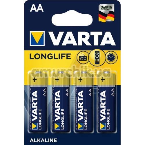 Батарейки Varta LongLife AA (LR6), 4 шт