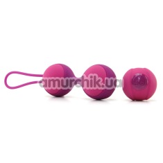 Вагінальні кульки Key Stella II Double Kegel Ball Set, рожеві - Фото №1