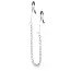Зажимы для сосков Easy Toys Nipple Clamps 32 cm Chain, серебряные - Фото №1
