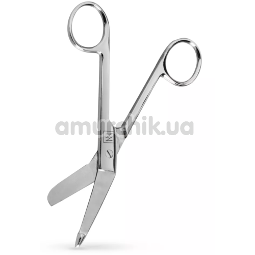 Ножницы для бондажа Sinner Bondage Scissors, серебряные - Фото №1