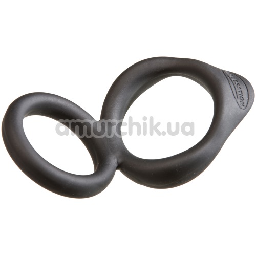 Ерекційне кільце Malesation Force Cock & Ball Ring, чорне - Фото №1