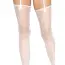 Панчохи Leg Avenue Daisy Dot Fishnet Stockings, білі - Фото №5