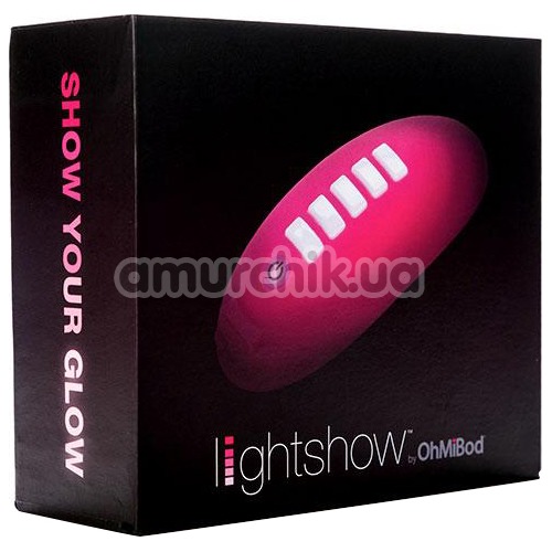 Клиторальный вибратор OhMiBod Lightshow, розовый