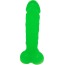 Мыло в виде пениса с присоской Чистий Кайф L, зеленое - Фото №2