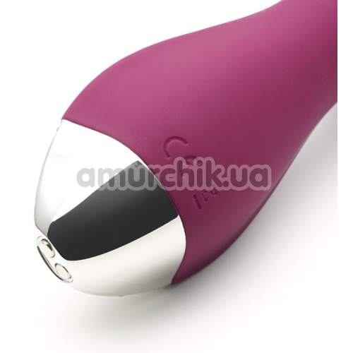 Симулятор орального сексу для жінок з вібрацією KissToy Polly, фіолетовий